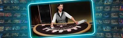 Panduan visual meja Mini Baccarat